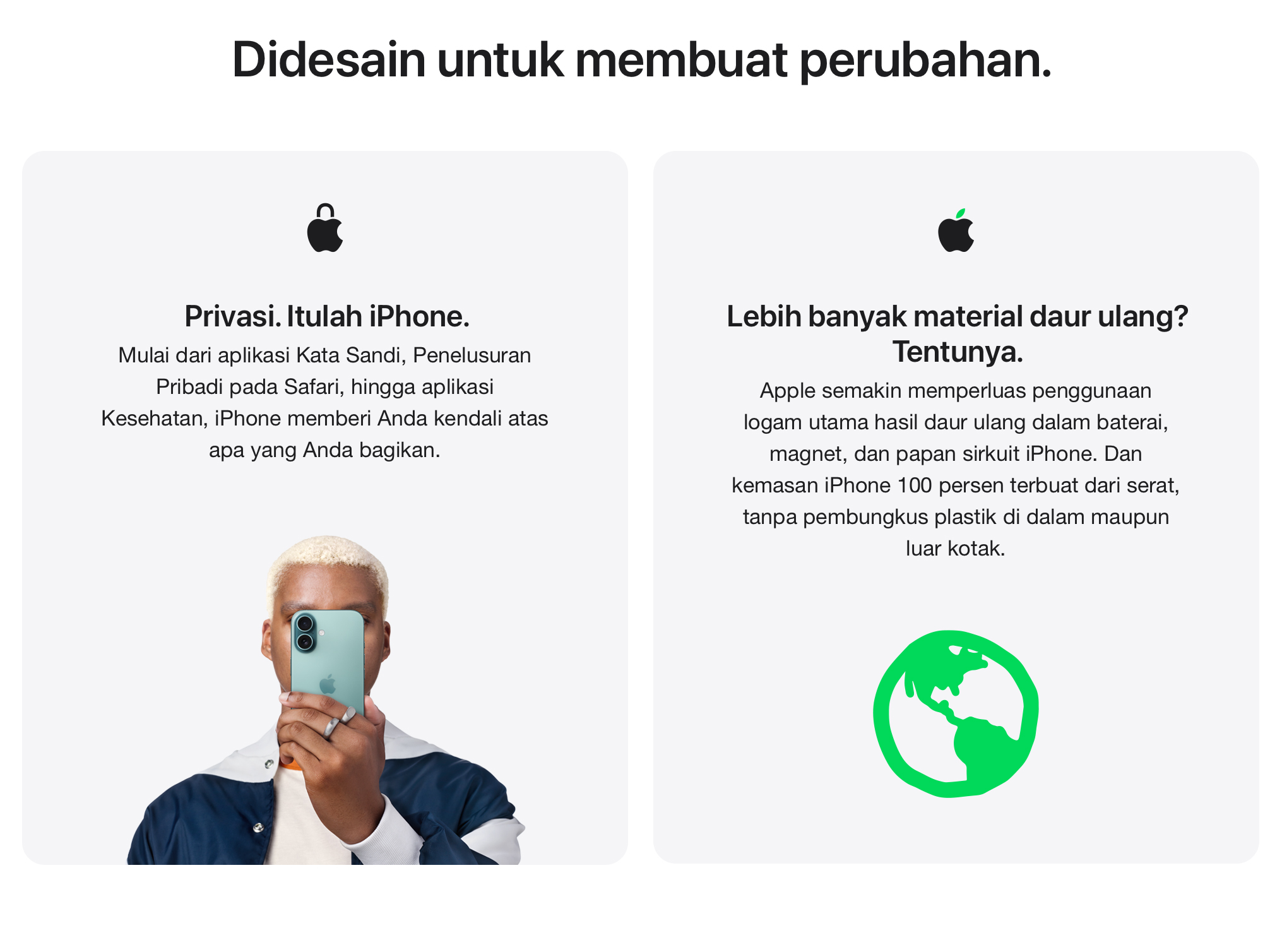 Performa dan fitur iPhone 16